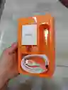 Cargador Naisu Completo Adaptador Y Cable Tipo C Blanco Rapi
