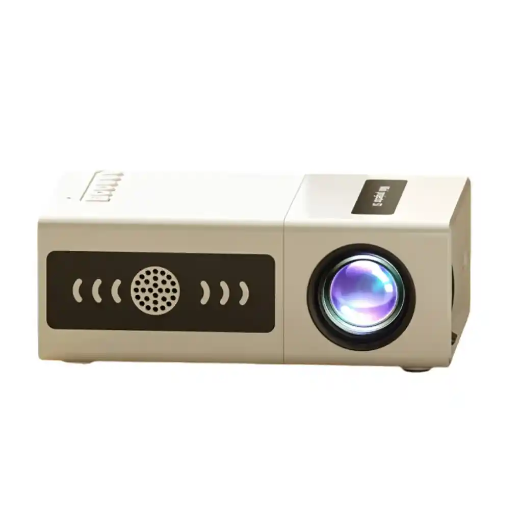 Proyector Led Blanco Completo Buena Resolucion Con Entrada Hdmi