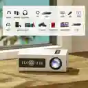 Proyector Led Blanco Completo Buena Resolucion Con Entrada Hdmi