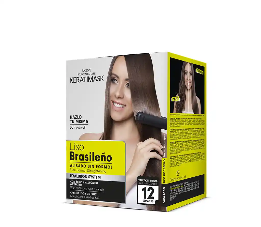 Kit Liso Brasileño Keratimask