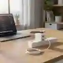 Cargador Treqa Completo Adaptador Con Tres Usb Y Cable Tipo C Rapido