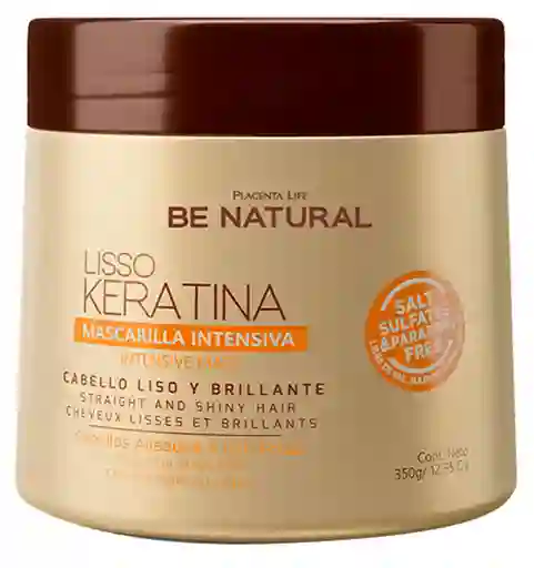 Mascarilla Be Natural Lisso Keratina 350g