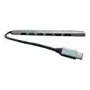 Adaptador Hub Usb Tipo C 6 Puertos Usb2.0 Y 1 Puerto Usb3.0