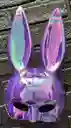 Antifaz Coneja Play Boy Orejas Largas Morada Tornasol