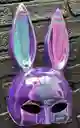 Antifaz Coneja Play Boy Orejas Largas Morada Tornasol