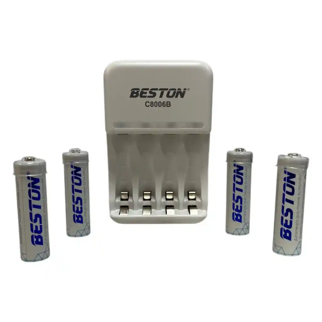 Pilas Beston 1500mah Aa + Cargador
