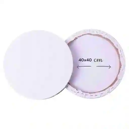 Bastidor Lienzo Redondo 40x40 Cm