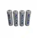 Cargador + 4 Pilas Beston Aa 2700mah