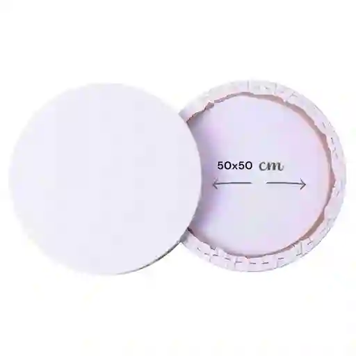 Bastidor Lienzo Redondo 50x50 Cm