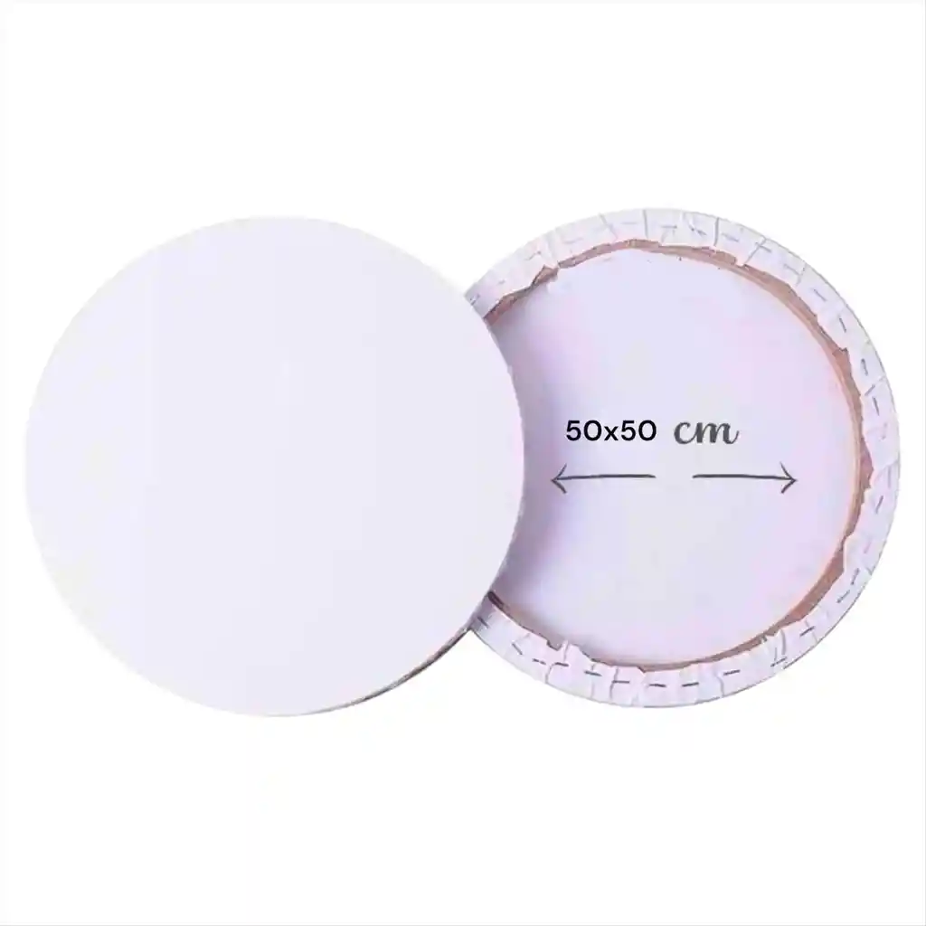 Bastidor Lienzo Redondo 50x50 Cm