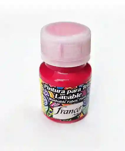 Pintura Para Tela Resistente Al Agua 30cc Rojo Primario