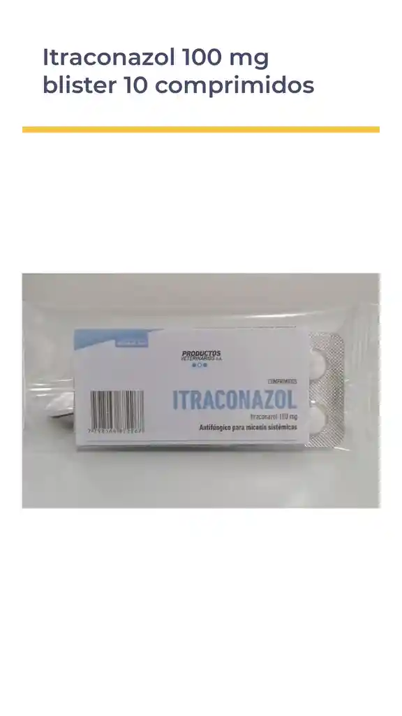Itraconazol Blister 10 Tabletas