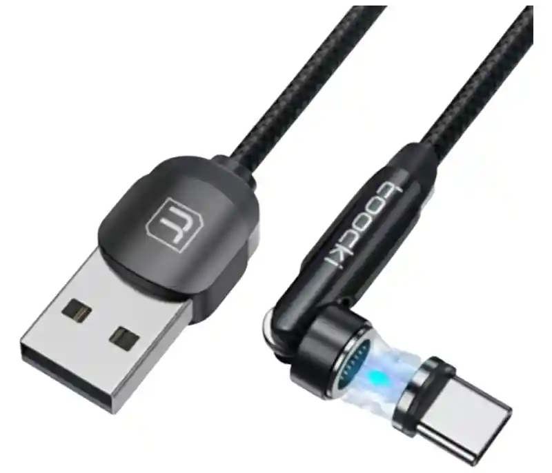 Cable Toocki Magnético Con Adaptadores Tipo C Y Lightning