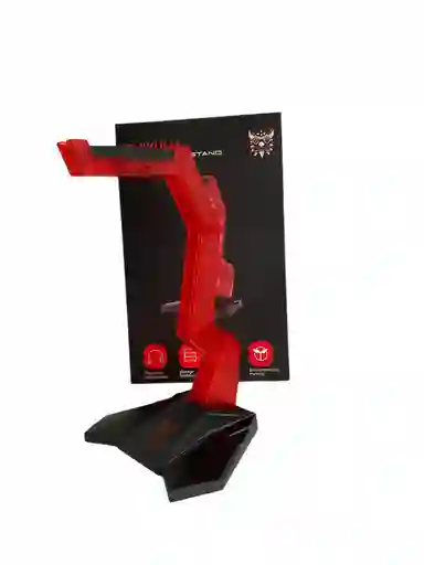 Soporte/ Base Antideslizante Roja Para Auriculares Onikuma