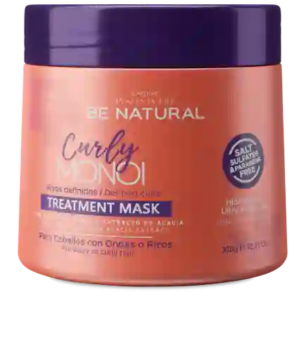 Mascarilla Be Natural Curly Monoi 350g