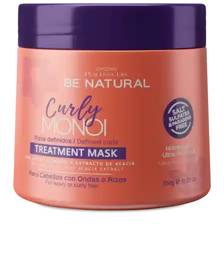 Mascarilla Be Natural Curly Monoi 350g