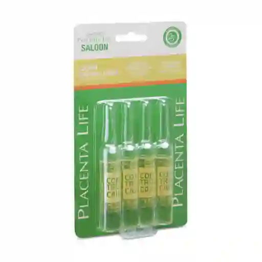 Loción Anticaída Placenta Life Ampolletas 4 Unidades X 13 Ml