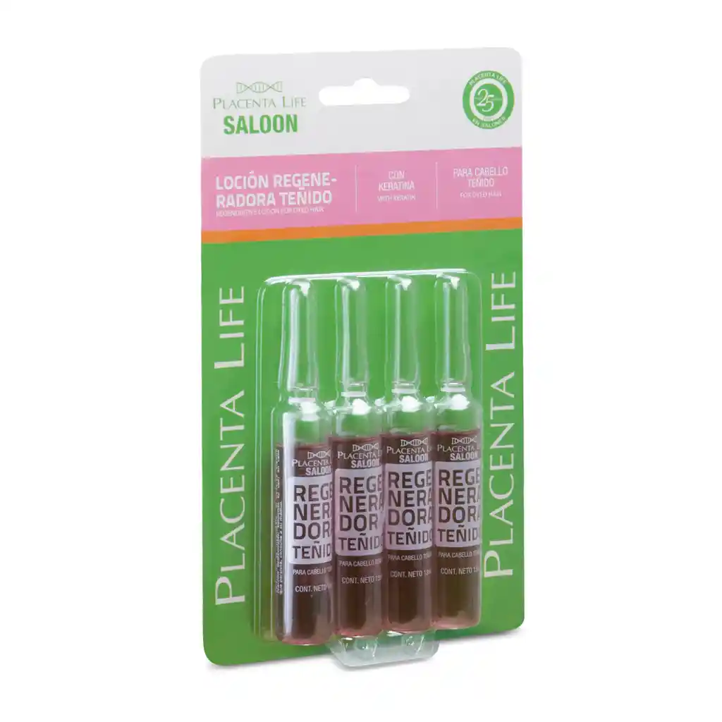 Ampolla Regeneradora Placenta Life 4 Unidades X13ml