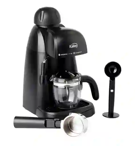 Cafetera Expreso Kalley K-ex35 Semi Automática Negra Negro