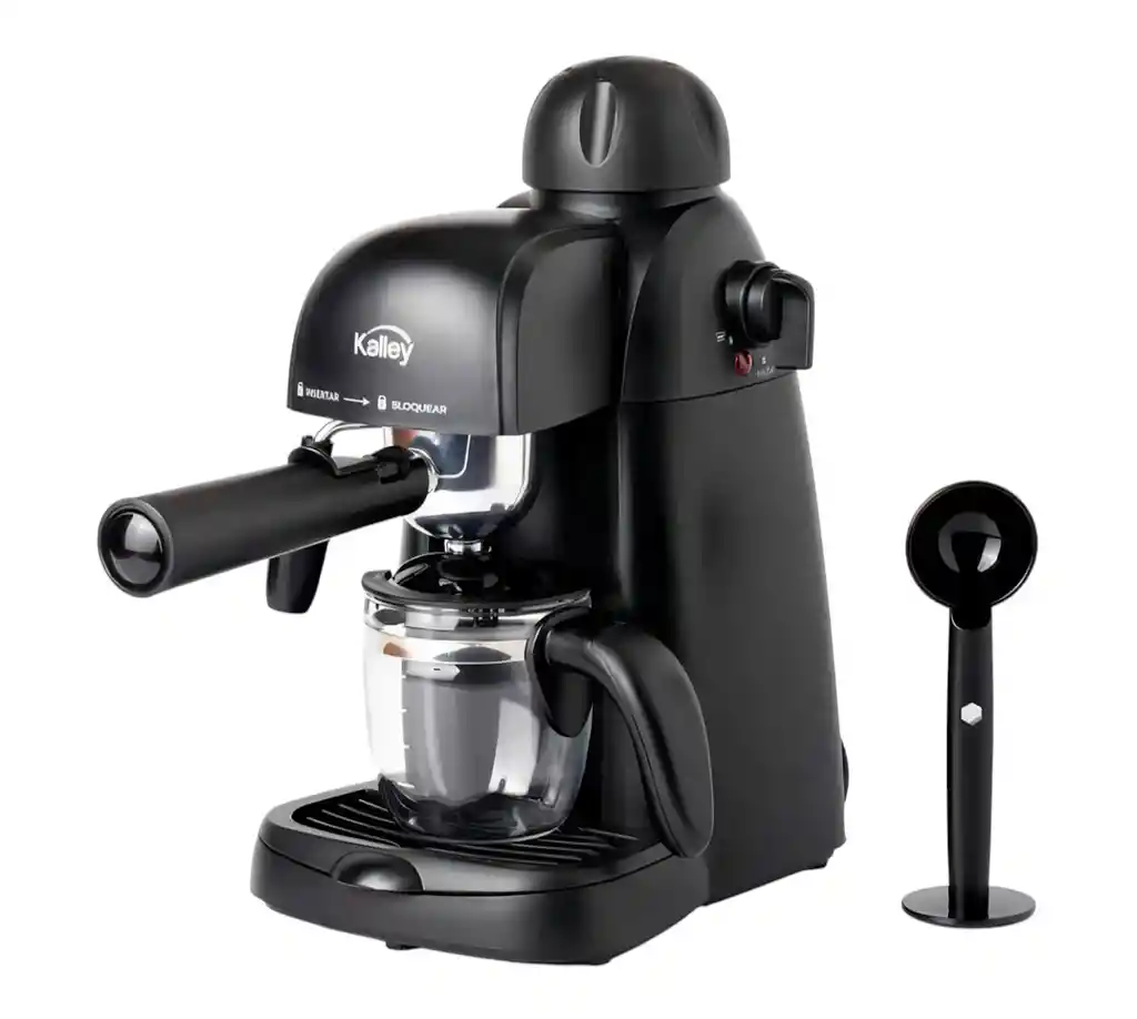 Cafetera Expreso Kalley K-ex35 Semi Automática Negra Negro