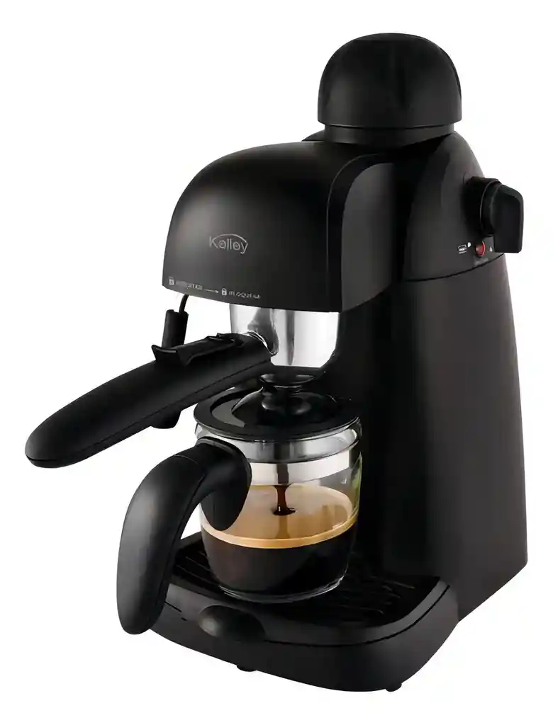 Cafetera Expreso Kalley K-ex35 Semi Automática Negra Negro