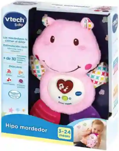 Juguete Estimulación Hipo Mordedor Rosado Para Bebés