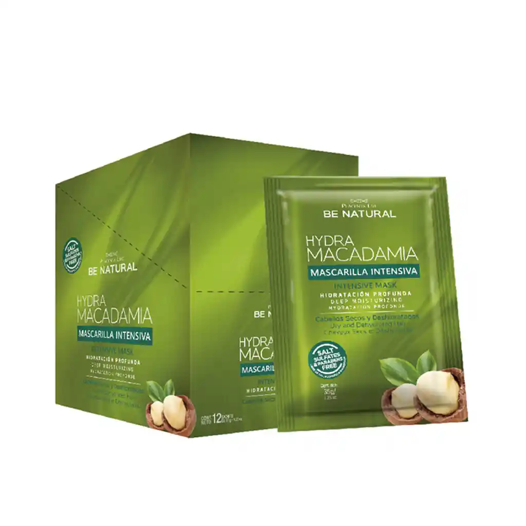 Mascarilla Be Natural Hydra Macadamia 35g