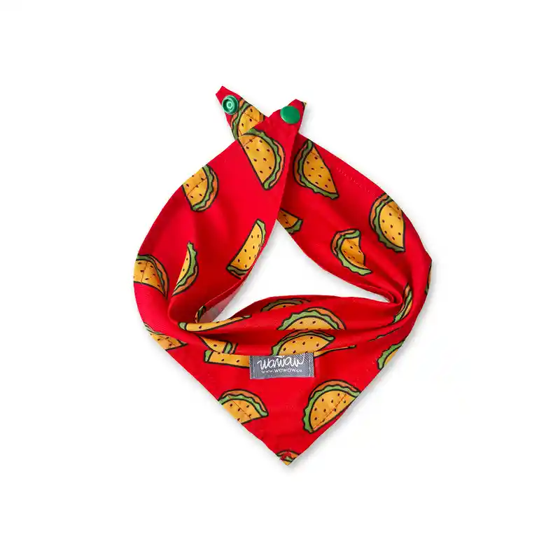 Pañoleta Xl Roja Tacos