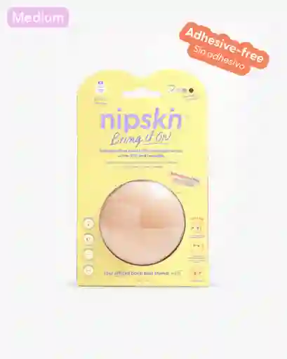 Cubre Pezones Sin Adhesivo Reutilizables, M (8 Cm) / Chantilly | Nipskin®