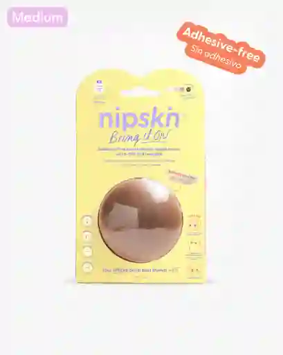 Cubre Pezones Sin Adhesivo Reutilizables, M (8 Cm) / Chocolate | Nipskin®