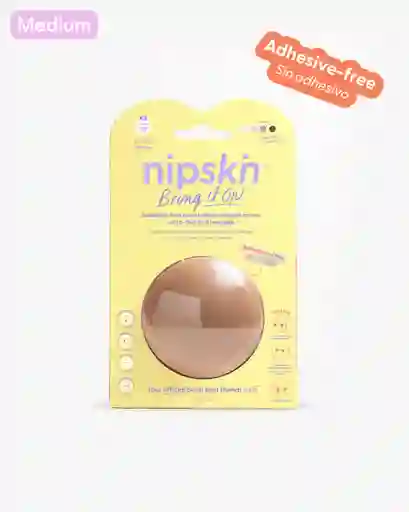 Cubre Pezones Sin Adhesivo Reutilizables, M (8 Cm) / Cappuccino | Nipskin®