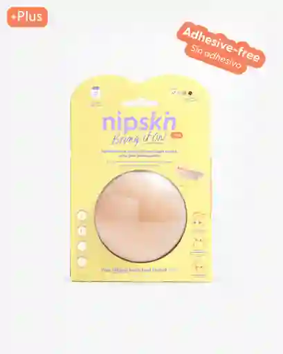 Cubre Pezones Sin Adhesivo Reutilizables, Plus (10 Cm) / Chantilly | Nipskin®