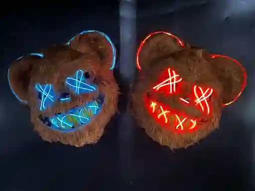 Mascara De La Purga Con Luz Led De Oso
