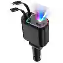 Cargador De Carro 4 En 1 Con Proyector