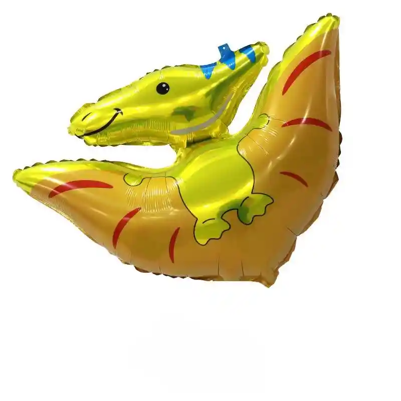 Globo Dinosaurio Pterosaurio Amarillo X 1 Unid
