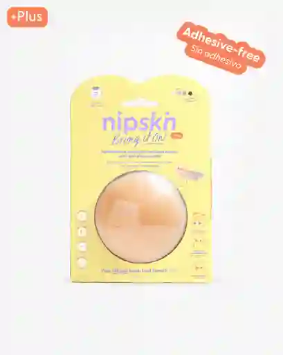 Cubre Pezones Sin Adhesivo Reutilizables, Plus (10 Cm) / Vainilla | Nipskin®