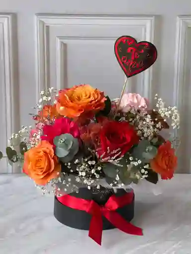 Flores, Caja Rosas Y Otras Flores.