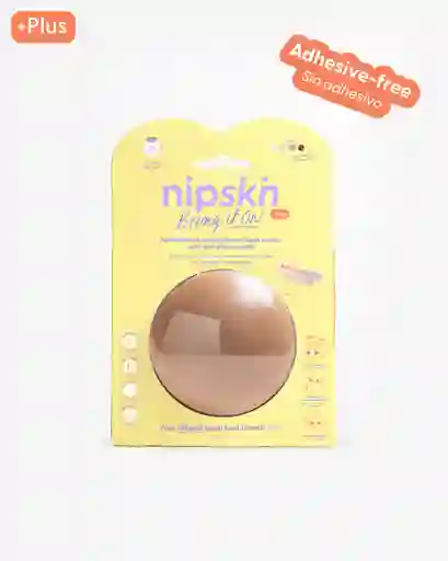 Cubre Pezones Sin Adhesivo Reutilizables, Plus (10 Cm) / Cappuccino | Nipskin®