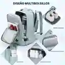 Morral De Mano Expandible Usb Mochila Viajera Cabina 25 Lt