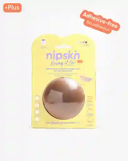 Cubre Pezones Sin Adhesivo Reutilizables, Plus (10 Cm) / Chocolate | Nipskin®