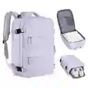 Morral De Mano Expandible Usb Mochila Viajera Cabina 25 Lt