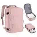 Morral De Mano Expandible Usb Mochila Viajera Cabina 25 Lt