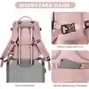Morral De Mano Expandible Usb Mochila Viajera Cabina 25 Lt