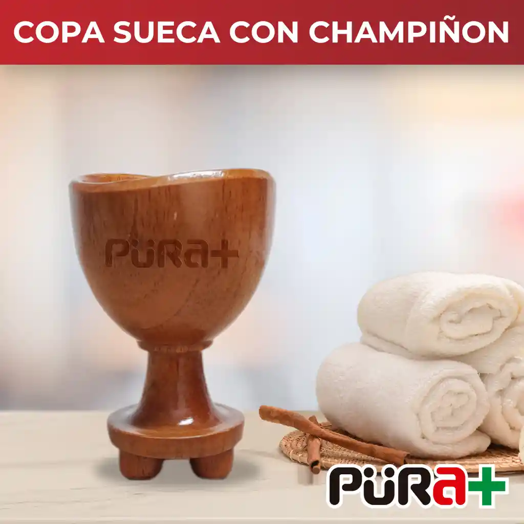 Maderoterapia Masajeador Copa Sueca Con Champiñon