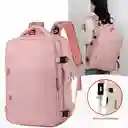 Morral De Mano Mochila 25l + Organizador Ropa Viajero 7 Set