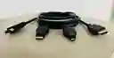 Cable Hdmi A Hdmi 3 En 1 Con Hdmi Mini Y Micro Hdmi 1.5 Mt