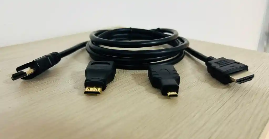 Cable Hdmi A Hdmi 3 En 1 Con Hdmi Mini Y Micro Hdmi 1.5 Mt