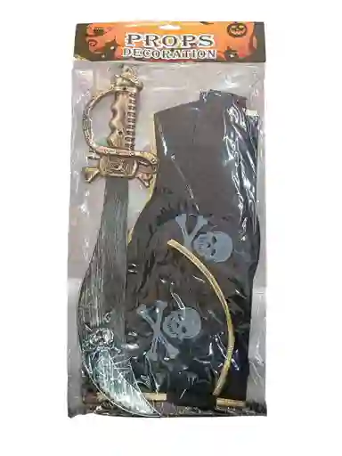 🏴‍☠️ Set De Disfraz Pirata – Props Decoration ⚓