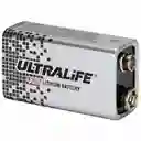 Pila 9v Ultralife Lithium
