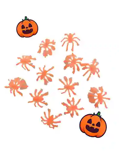 🕷️ Paquete De 12 Arañas Plásticas De Juguete 🕷️